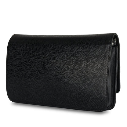 Chanel Cc Wallet On Chain - Black