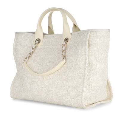 Chanel Cambon Leather Gold Tote Bag Leather