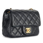 Chanel Classic Flap Lambskin Black Shoulder Bag Style 339