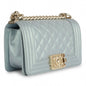 Chanel Boy Bag Quilted Gold Shoulder Bag