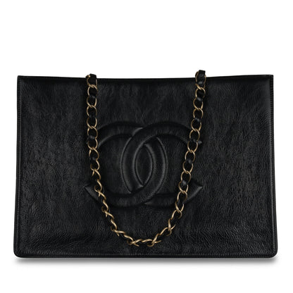 Chanel Luxury Leather Black Tote Bag