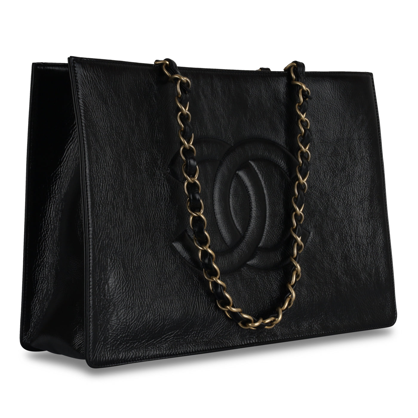 Chanel Luxury Leather Black Tote Bag