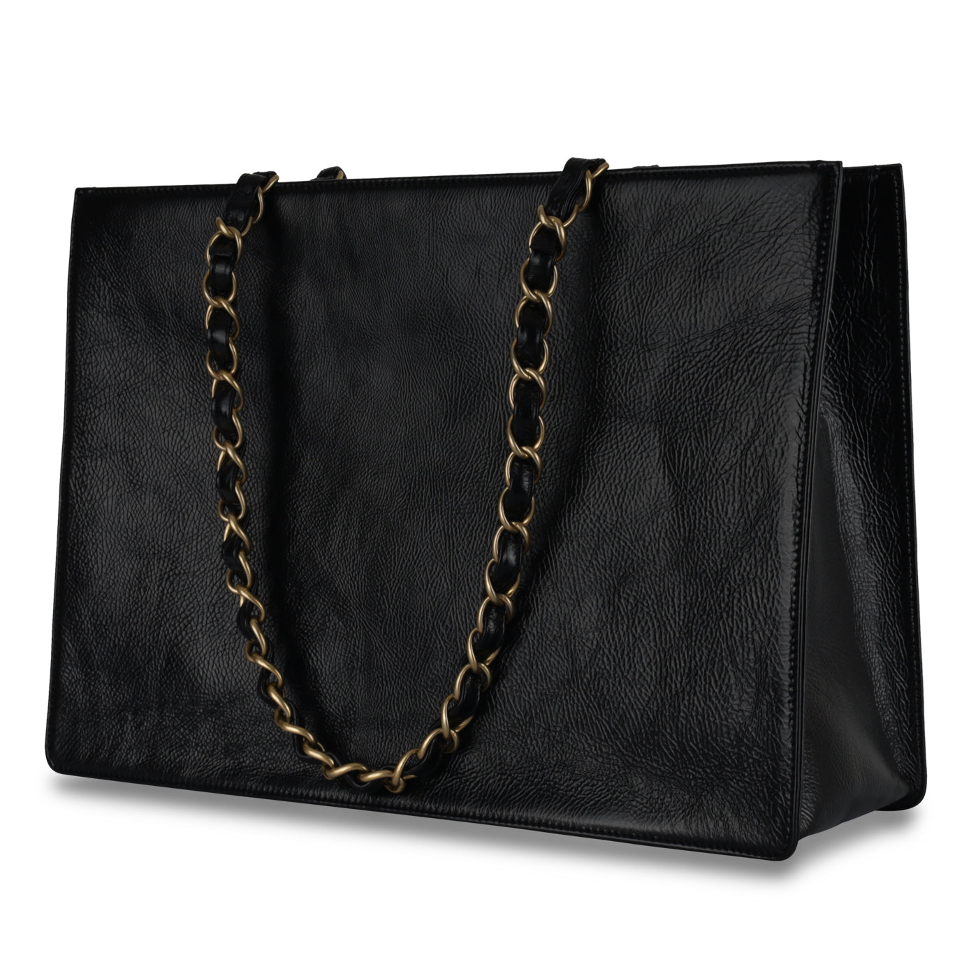 Chanel Luxury Leather Black Tote Bag