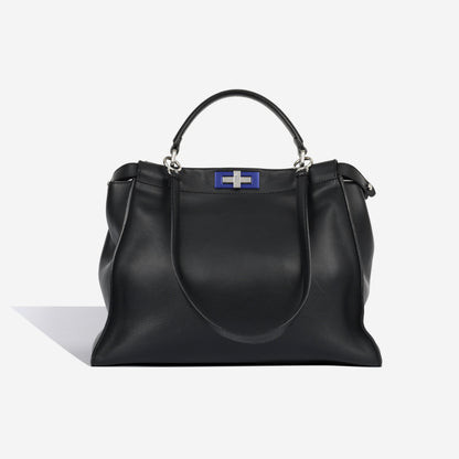 Fendi Peekaboo Leather Red Handbag Style 55