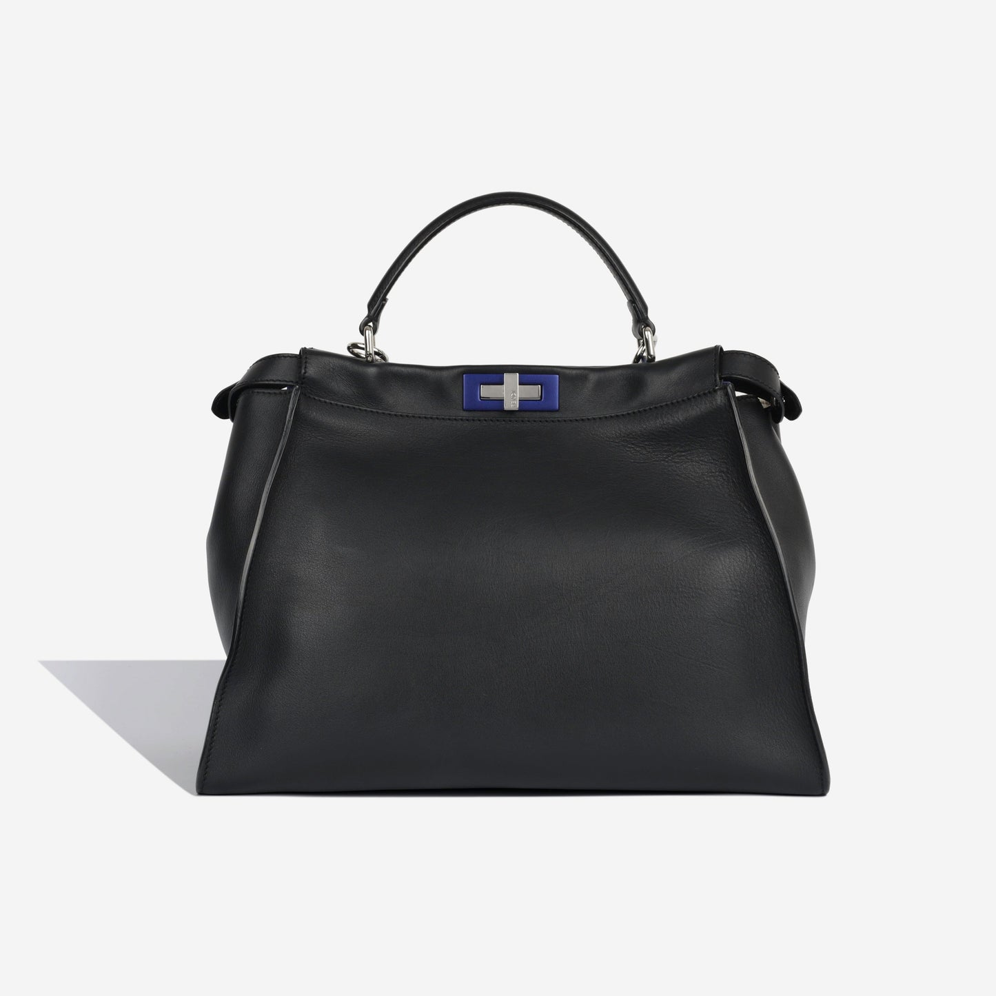 Fendi Peekaboo Lambskin Black Handbag Lambskin
