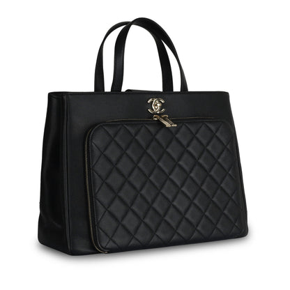 Chanel Business Affinity Caviar Black Tote Bag