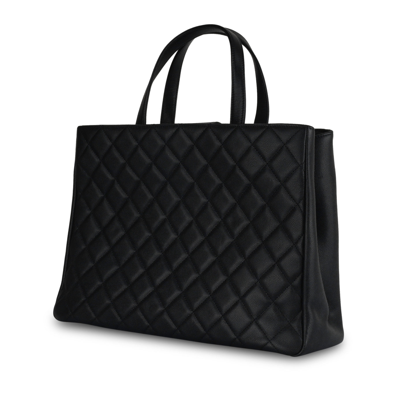 Chanel Business Affinity Caviar Black Tote Bag