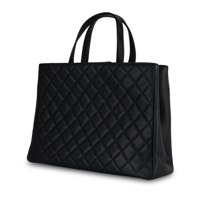 Chanel Business Affinity Caviar Black Tote Bag