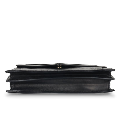 Saint Laurent Lambskin Black Handbag