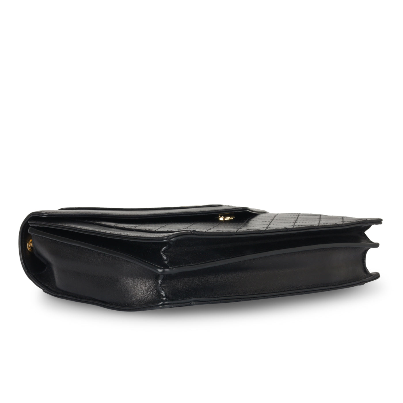 Saint Laurent Lambskin Black Handbag