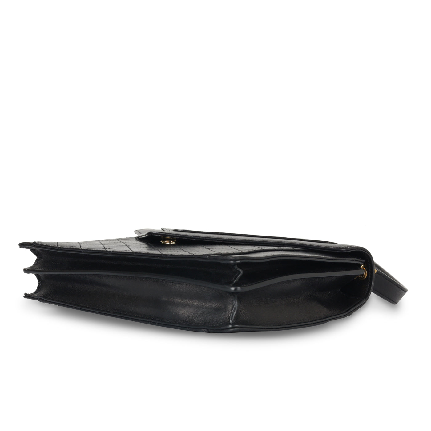Saint Laurent Lambskin Black Handbag