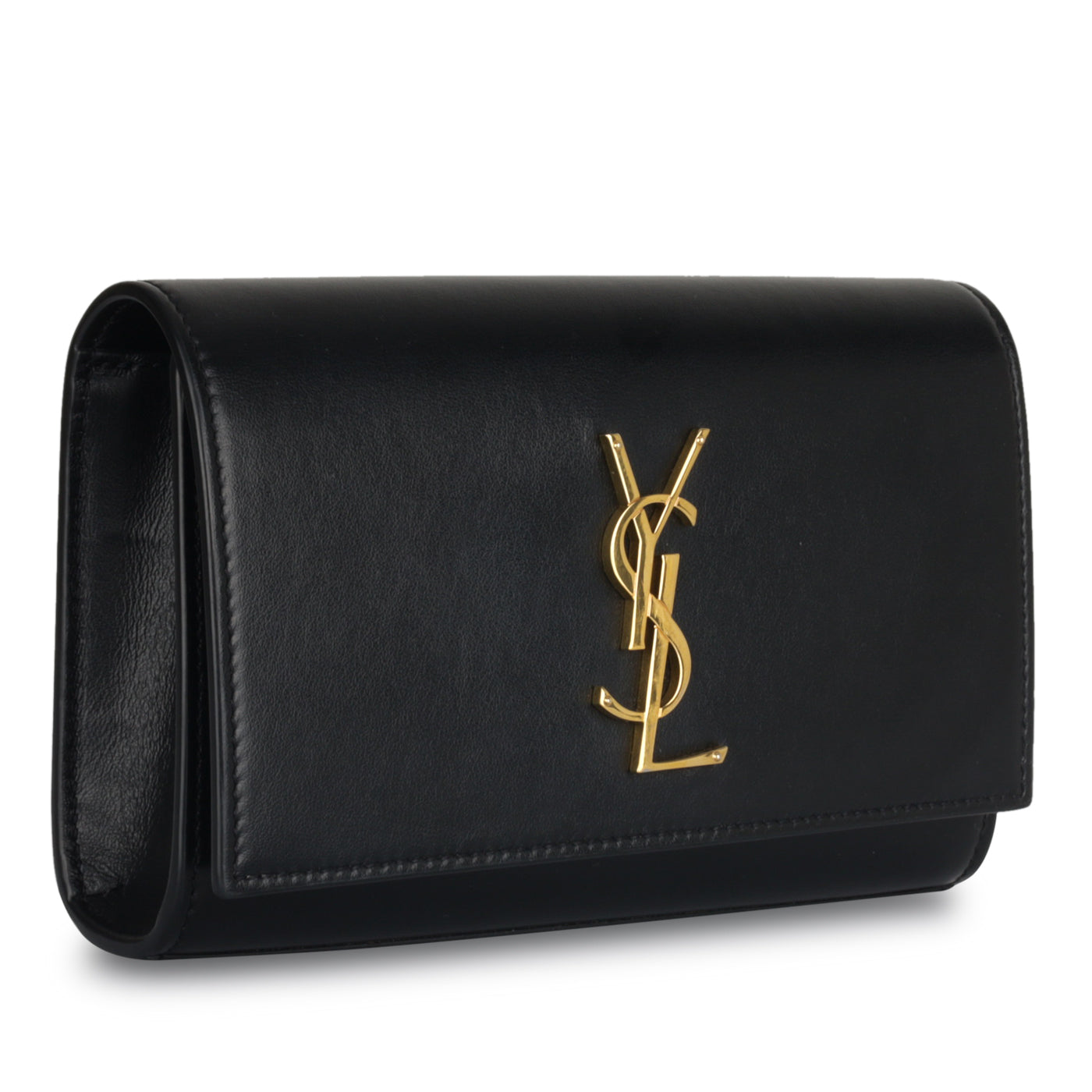 Saint Laurent Kate Calfskin Black Shoulder Bag