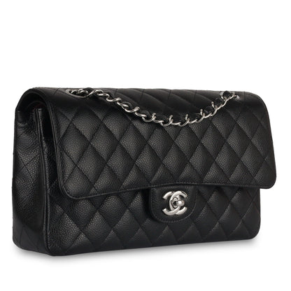 Chanel Classic Flap Caviar Black Shoulder Bag Style 78