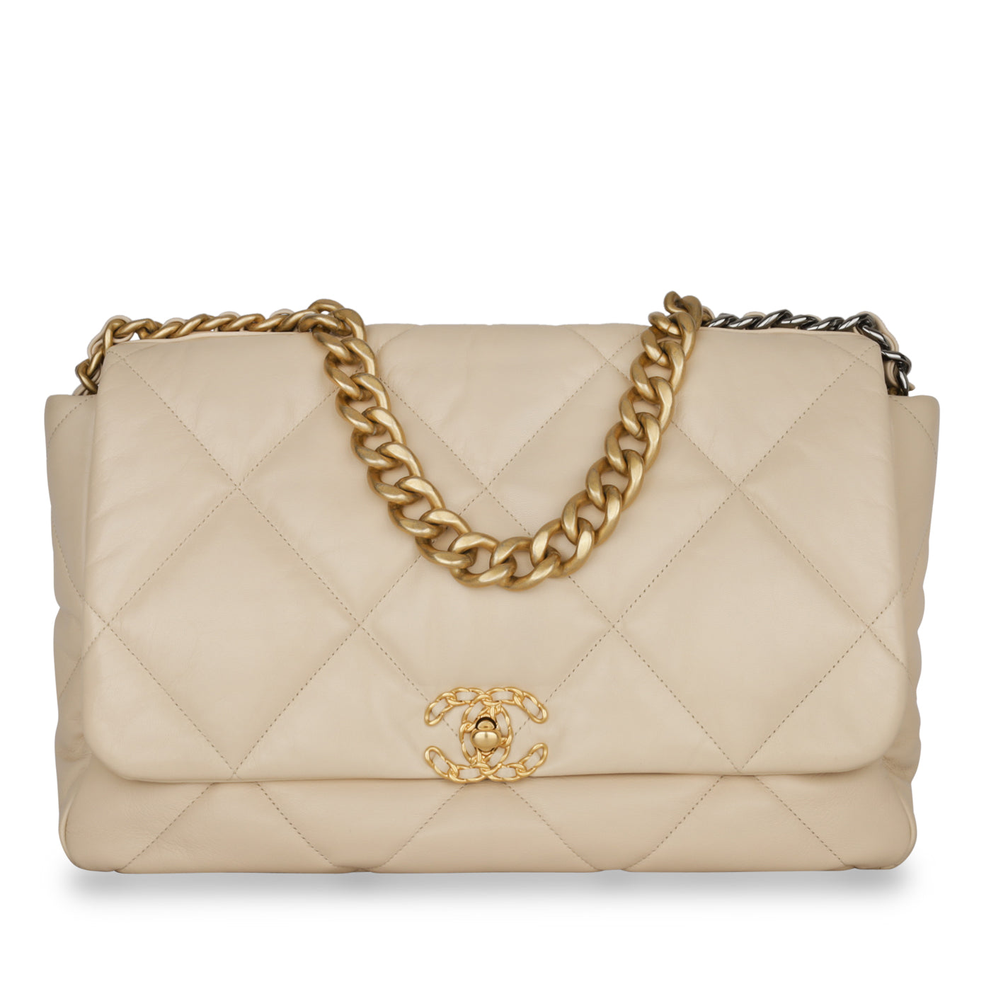 Chanel Chanel 19 Lambskin Gold Shoulder Bag Style 16