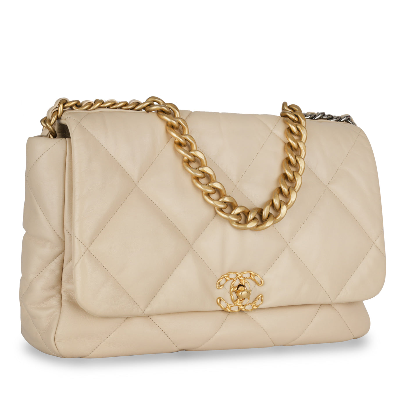 Chanel Chanel 19 Lambskin Gold Shoulder Bag Style 16