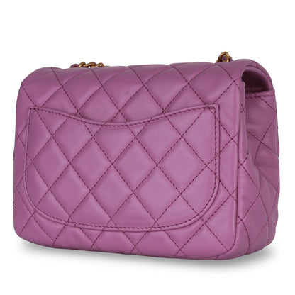 Chanel Classic Flap Lambskin Gold Shoulder Bag Style 131