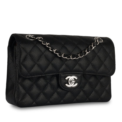 Chanel Classic Flap Caviar Black Shoulder Bag Style 121