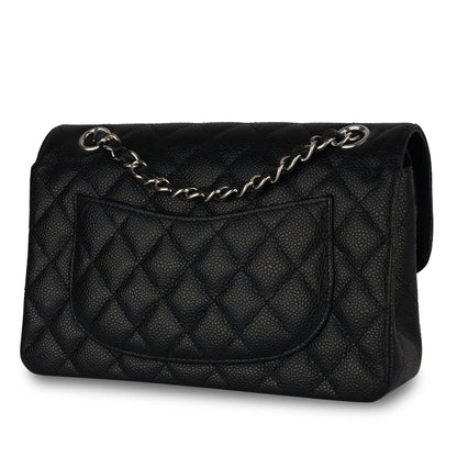 Chanel Classic Flap Caviar Black Shoulder Bag Style 121