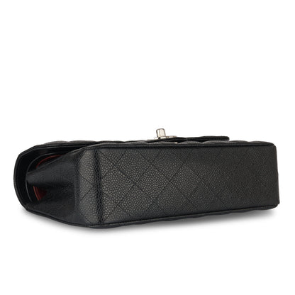 Chanel Classic Flap Caviar Black Shoulder Bag Style 121