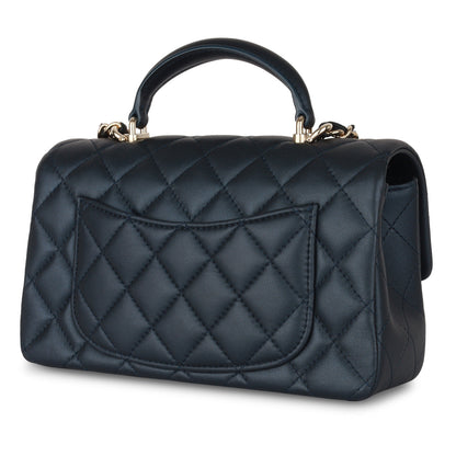 Chanel Classic Flap Lambskin Gold Shoulder Bag Style 73