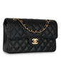 Chanel Classic Flap Caviar Black Shoulder Bag Style 120