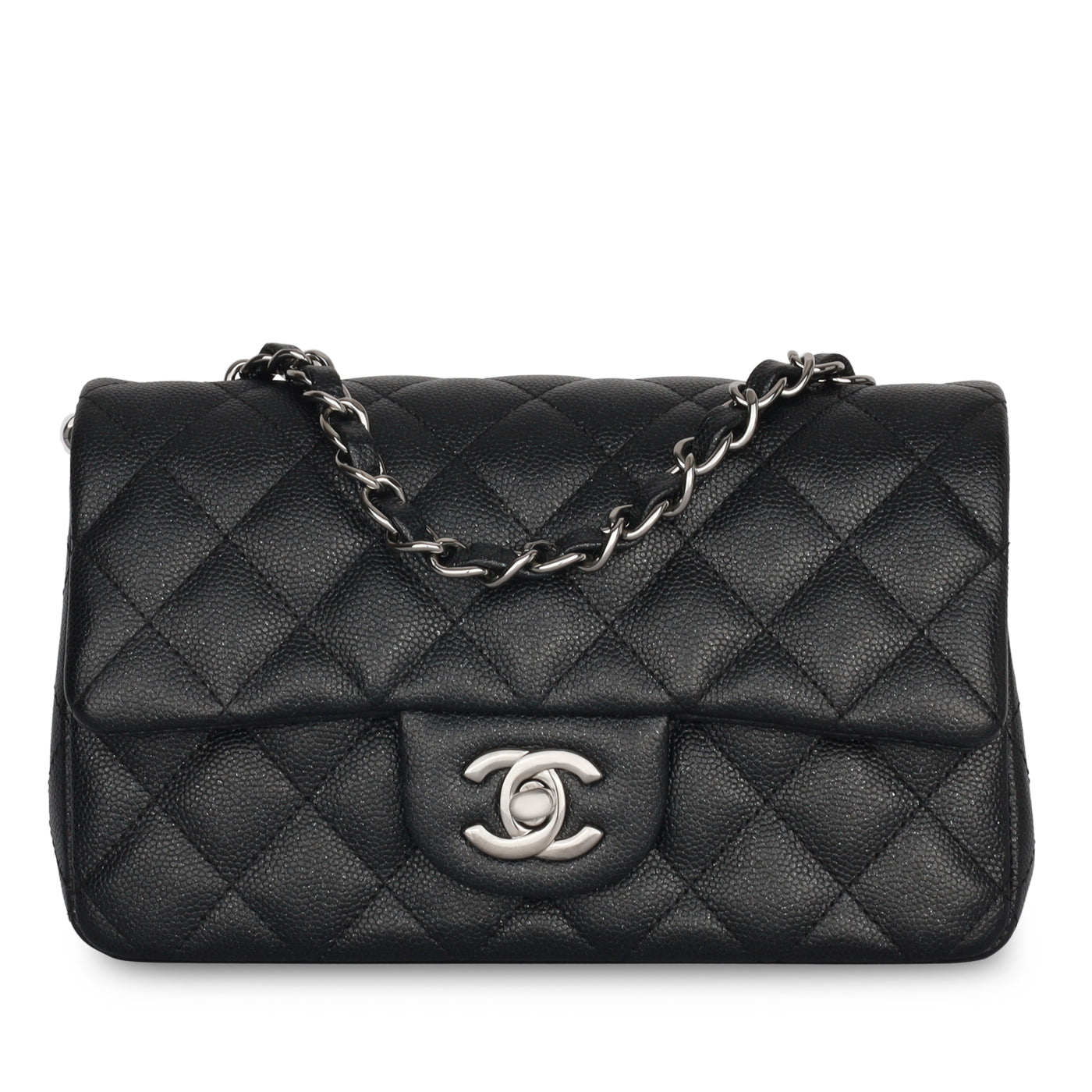 Chanel Classic Flap Caviar Black Shoulder Bag Style 101