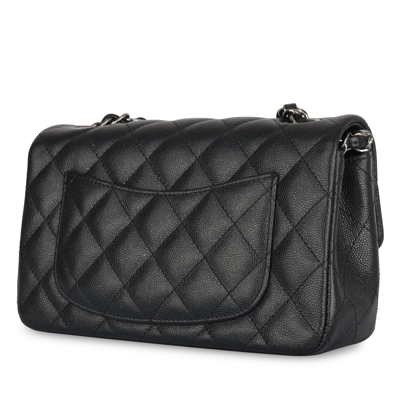 Chanel Classic Flap Caviar Black Shoulder Bag Style 101
