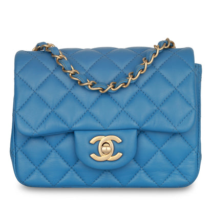 Chanel Classic Flap Lambskin Gold Shoulder Bag Style 89