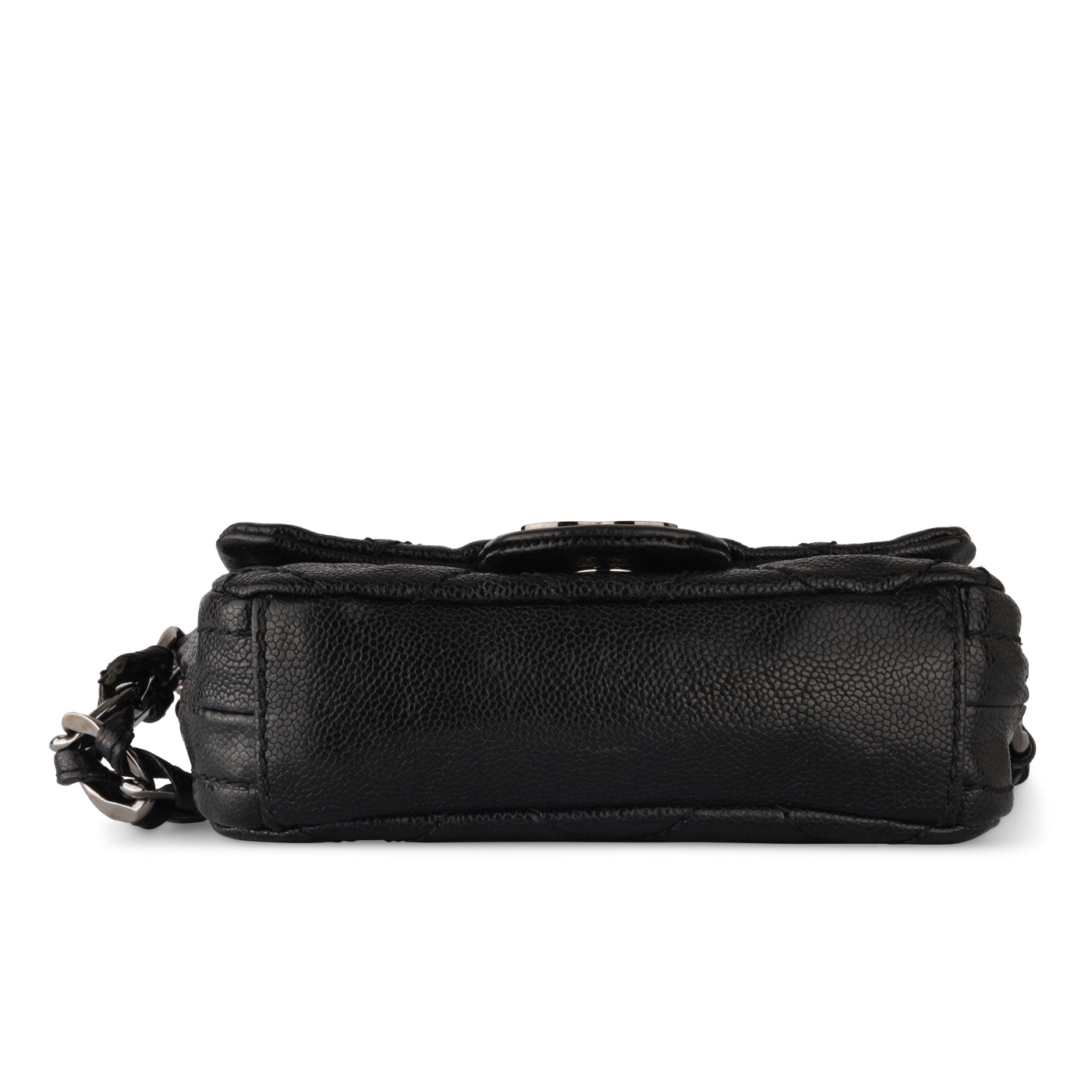 Chanel Classic Flap Caviar Black Shoulder Bag Style 144