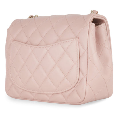 Chanel Classic Flap Lambskin Gold Shoulder Bag Style 90