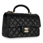 Chanel Classic Flap Lambskin Black Shoulder Bag Style 164