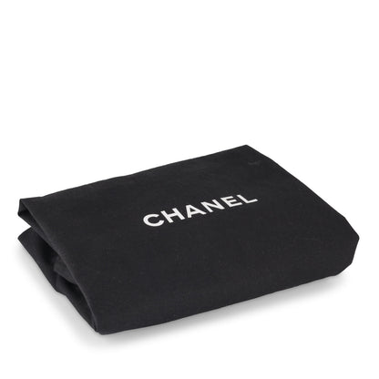 Chanel Cambon Leather Silver Tote Bag