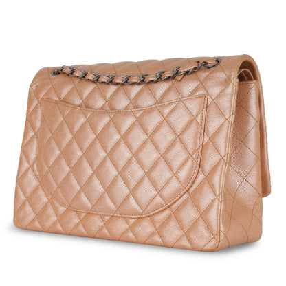 Chanel Classic Flap Caviar Tan Shoulder Bag Caviar