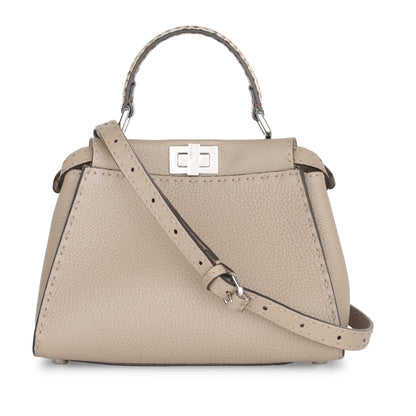 Fendi Peekaboo Calfskin Red Handbag Style 3