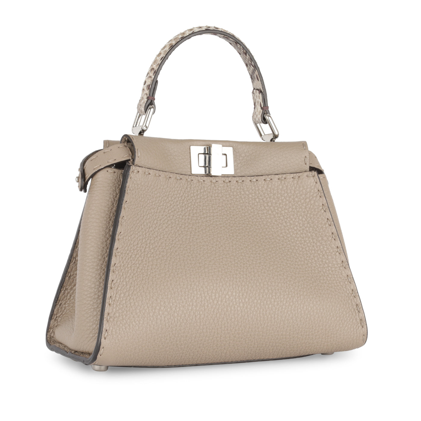 Fendi Peekaboo Calfskin Red Handbag Style 3