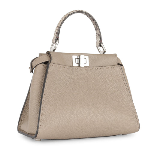 Fendi Peekaboo Calfskin Red Handbag Style 3