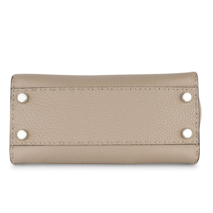 Fendi Peekaboo Lambskin Red Handbag