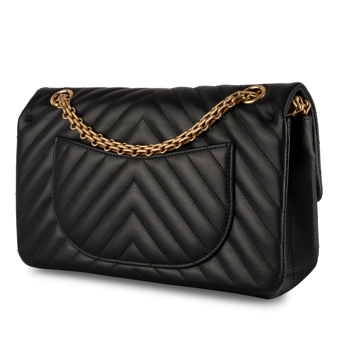 Chanel Classic Flap Lambskin Gold Shoulder Bag Lambskin