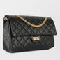 Chanel Classic Flap Lambskin Black Shoulder Bag Style 6