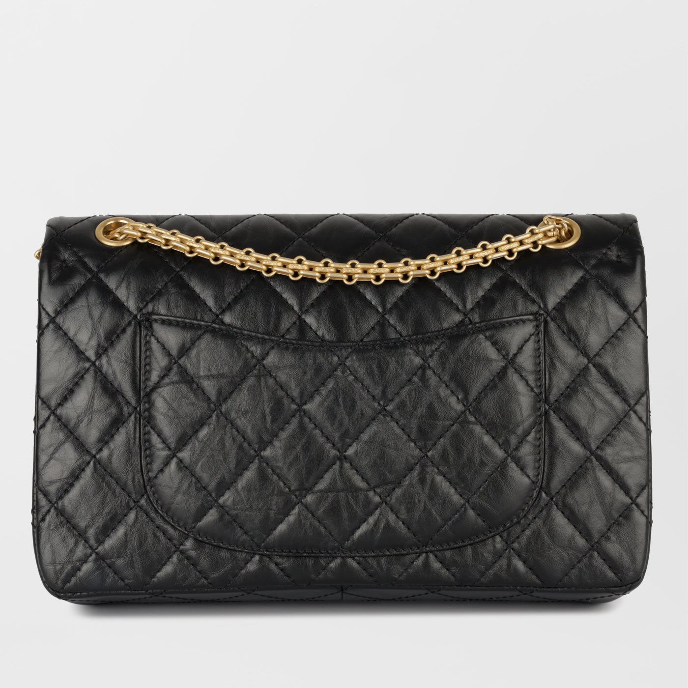 Chanel Classic Flap Lambskin Black Shoulder Bag Style 6