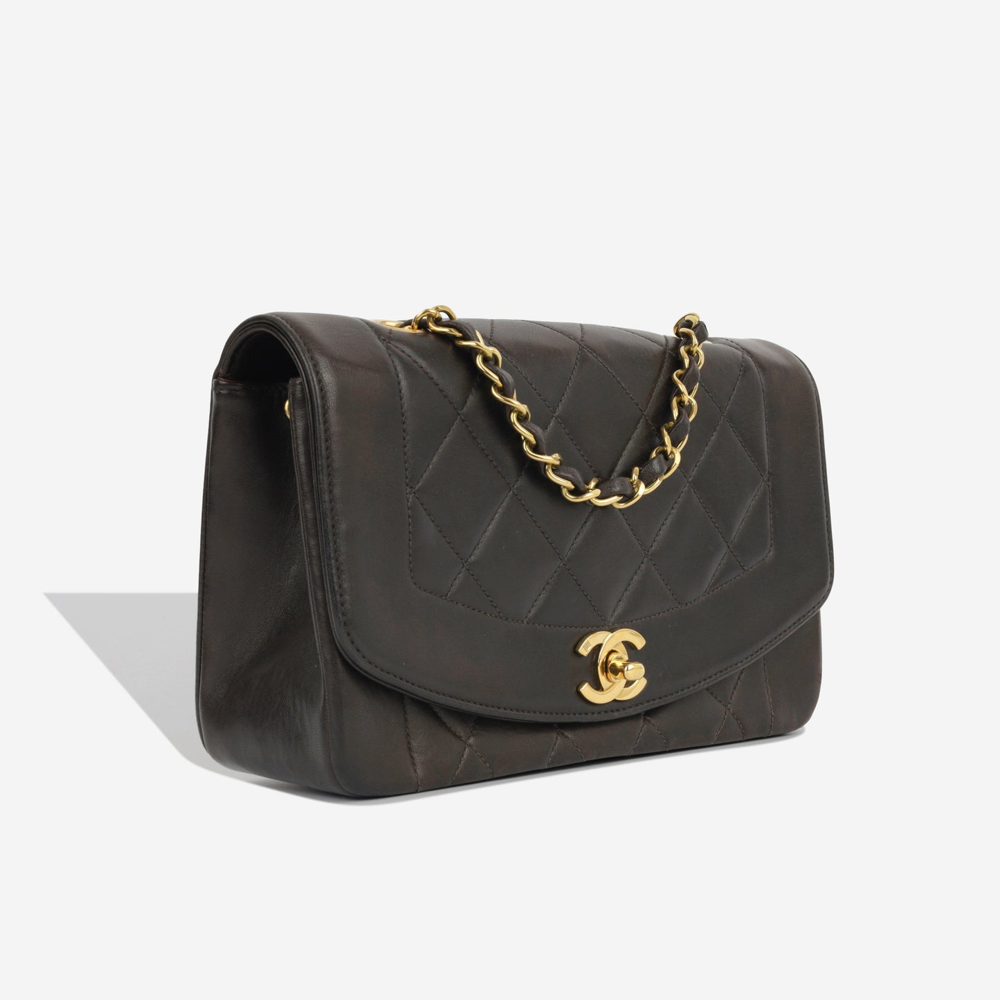 Chanel Classic Flap Lambskin Black Shoulder Bag Style 287