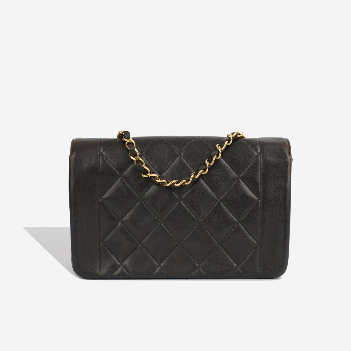 Chanel Classic Flap Lambskin Black Shoulder Bag Style 287