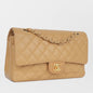 Chanel Classic Flap Caviar Gold Shoulder Bag Style 24