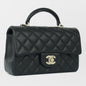 Chanel Classic Flap Lambskin Black Shoulder Bag Style 162