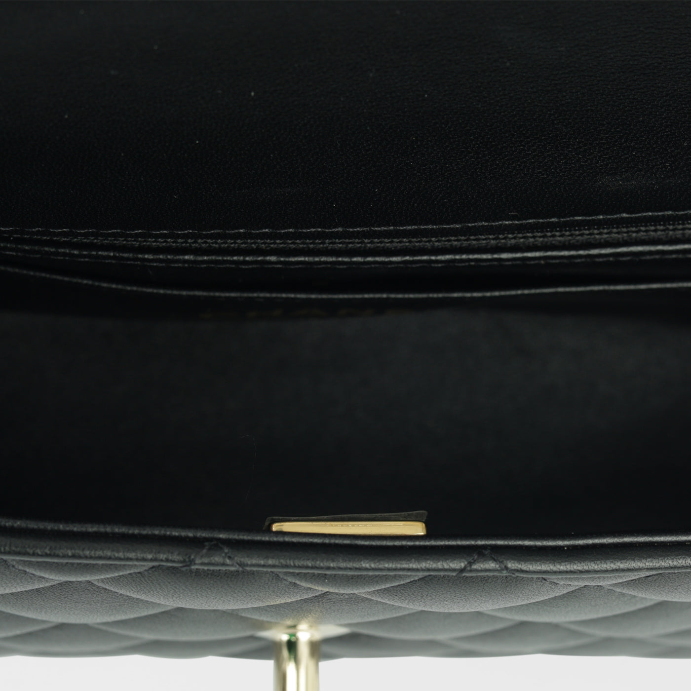 Chanel Classic Flap Lambskin Black Shoulder Bag Style 162