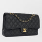 Chanel Classic Flap Lambskin Black Shoulder Bag Style 109