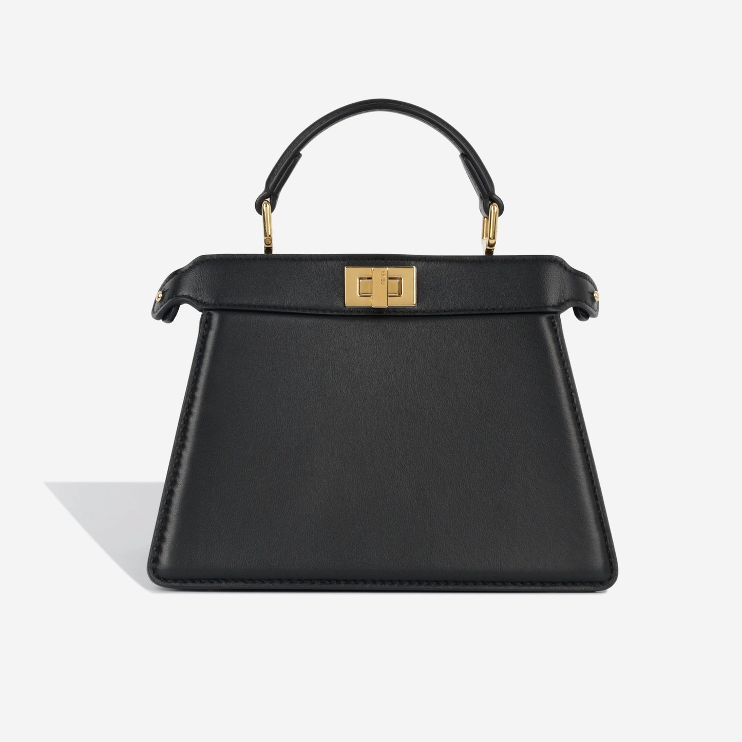 Fendi Peekaboo Leather Red Handbag Style 61
