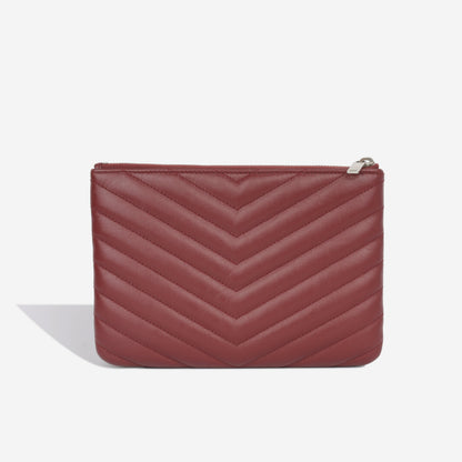 Saint Laurent College Calfskin Red Shoulder Bag Calfskin