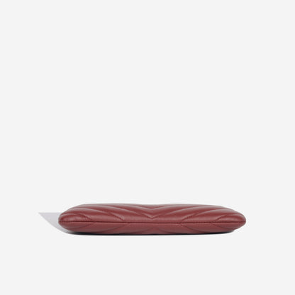Saint Laurent College Calfskin Red Shoulder Bag