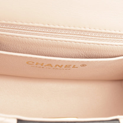 Chanel Classic Flap Lambskin Black Shoulder Bag Style 216